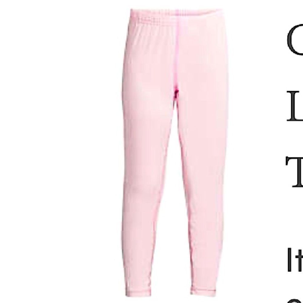 Lands’ End Girls Thermal Base Layer Long Underwear Thermaskin Pants Large/10–12